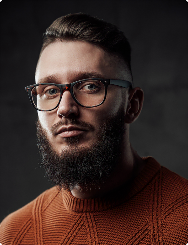 Professional portrait of a team member from Vero Digital Studio