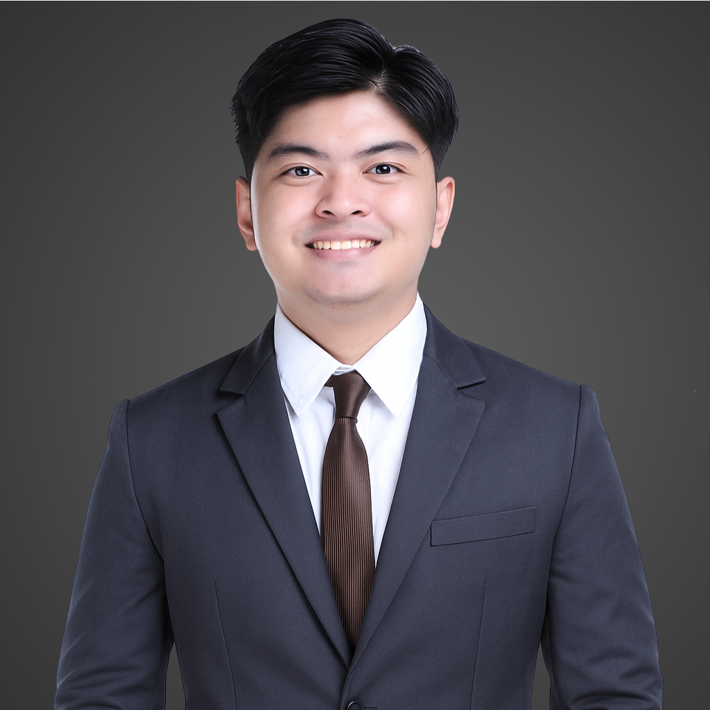 Paolo Valenzona, team member at Vero Digital Studio, wearing a formal suit