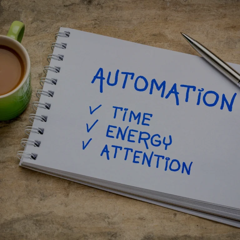 Illustration showing how automation saves time and energy so business owners can focus on what matters most.
