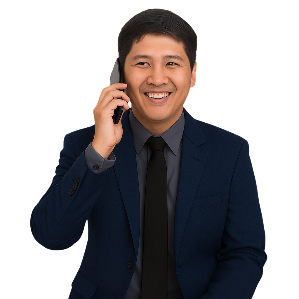 Portrait of a professional man wearing a formal suit, founder of Vero Digital Studio