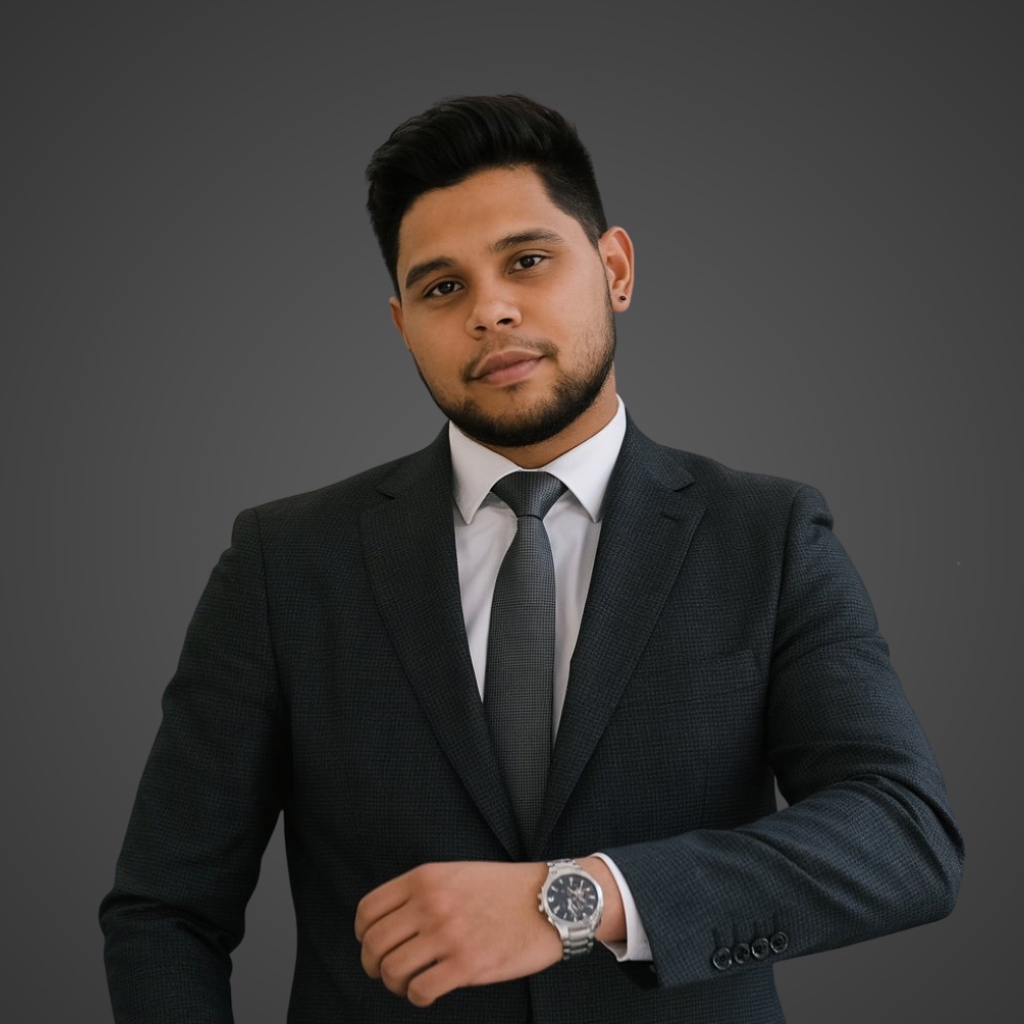 Khevin Kim Man-on, WordPress Project Manager at Vero Digital Studio, in business attire