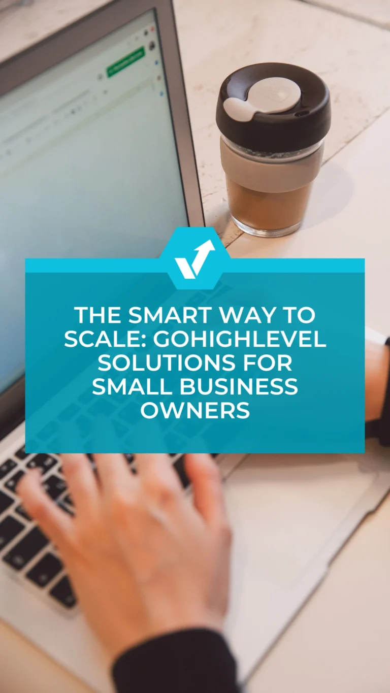 Business owner using a computer to manage digital tools and automate workflows