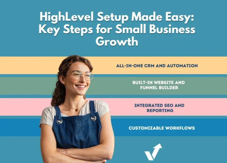 Small business owner showcasing the benefits of GoHighLevel CRM setup